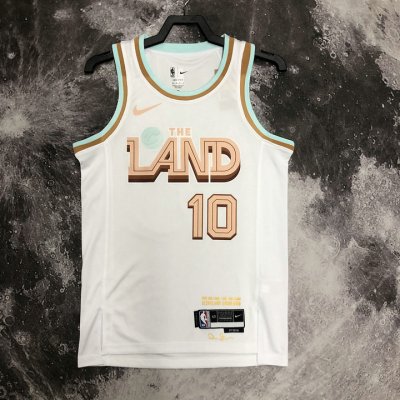 Maillot de Basket #10 Garland Cleveland Cavaliers 22-23 city Blanc